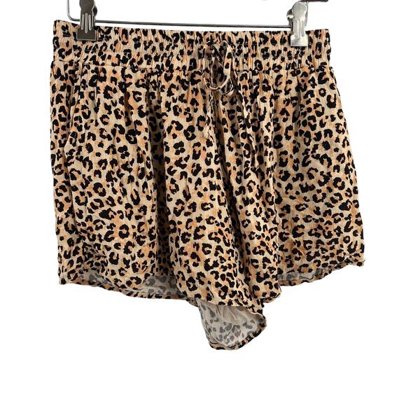 Charlie Holiday Shorts 6 Animal Print New Lightweight Pull On Drawstring - Picture 1 of 4